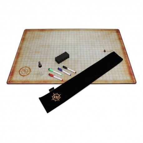 Mapa de cuadrícula Enhance RPG con accesorios para juego de rol