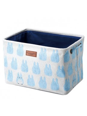 Bote de almacenamiento azul Mi vecino Totoro con siluetas
