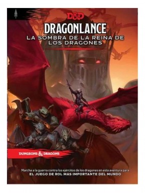 Portada del libro Dragonlance: La sombra de la Reina de los Dragones