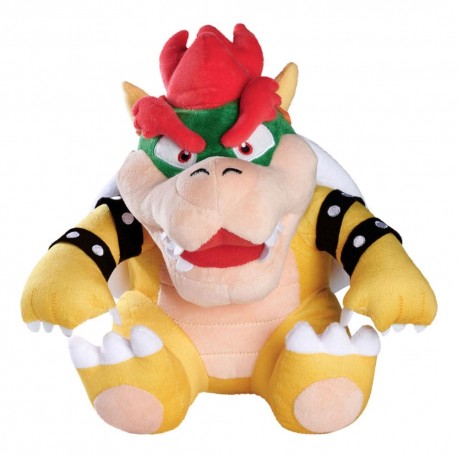 Peluche de Bowser de Super Mario 27 cm con detalles auténticos