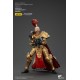 Figura articulada Sisters of Silence Warhammer con armadura dorada y capa roja