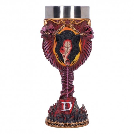 Calice Mephisto de Diablo IV en polyrésine peint à la main