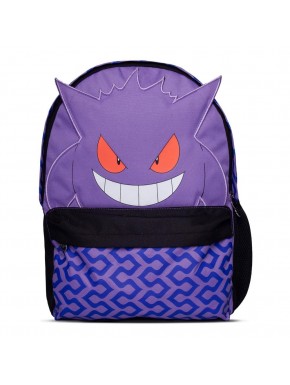 Mochila morada de Gengar de Pokémon, poliéster