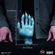 Vela azul Hellboy Hand of Glory con forma de mano