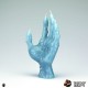 Vela azul Hellboy Hand of Glory con forma de mano