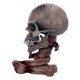 Statue Metallica Pushead Skull en polyrésine, vue latérale