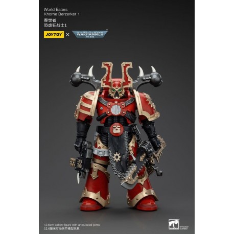 Figura articulada Khorne Berzerker de Warhammer 40k, 13 cm.