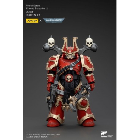 Figura articulada World Eaters Khorne Berzerker de Warhammer 40k