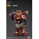 Figura de Khorne Berzerker roja y dorada articulada de 13 cm