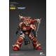 Figura de Khorne Berzerker roja y dorada articulada de 13 cm