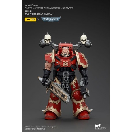 Figura Khorne Berzerker con Eviscerator de Warhammer 40k