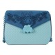 Bandolera azul Disney by Loungefly con bordado de Stitch