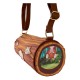 Bolsa transversal Disney by Loungefly O Cão e a Raposa com design de madeira e flores