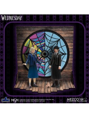 Figuras de Wednesday y Enid 10 cm con accesorios