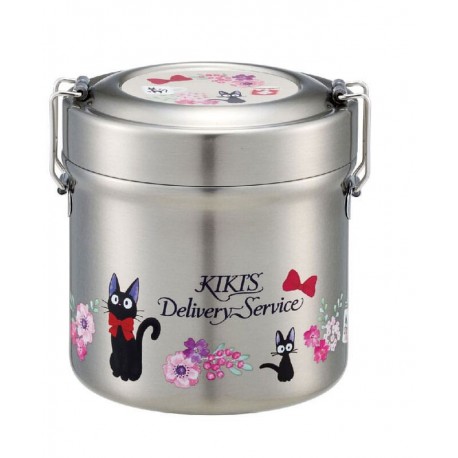 Mug thermo Nicky la sorcière apprentie avec Jiji et fleurs