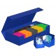 Caixa azul Ultimate Guard Superhive aberta