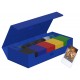 Caixa azul Ultimate Guard Superhive aberta