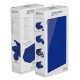 Caixa azul Ultimate Guard Superhive aberta