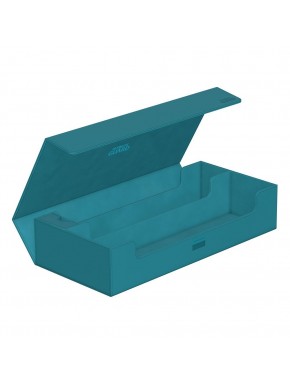 Caja azul Ultimate Guard Superhive abierta