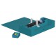 Caixa azul Ultimate Guard Superhive aberta