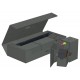 Caixa Ultimate Guard Superhive 550+ XenoSkin cinza aberta.