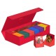 Caja Ultimate Guard Superhive 550+ roja abierta