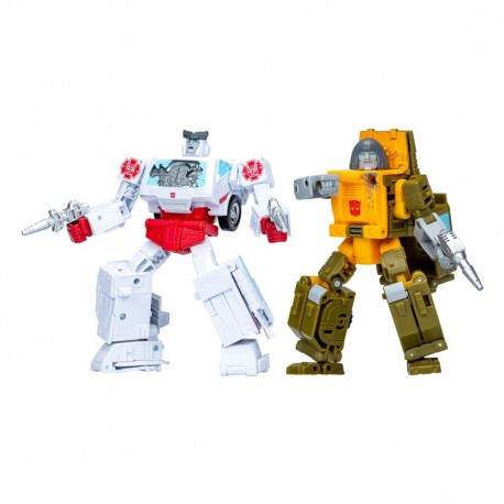 Figurines de Brawn et Autobot Ratchet de Transformers