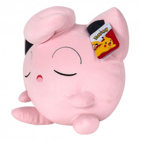 Pelúcia Pokémon Jigglypuff rosa 45 cm