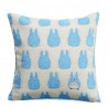 Oreiller Totoro Silhouette Bleu 45 x 45 cm - Mon Voisin Totoro