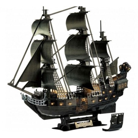 Puzzle 3D Black Pearl LED Edition de Piratas del Caribe