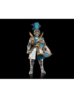 Figura Mythic Legions Sir Adalric con armadura y escudo