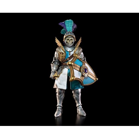 Figura Mythic Legions Sir Adalric con armadura y escudo