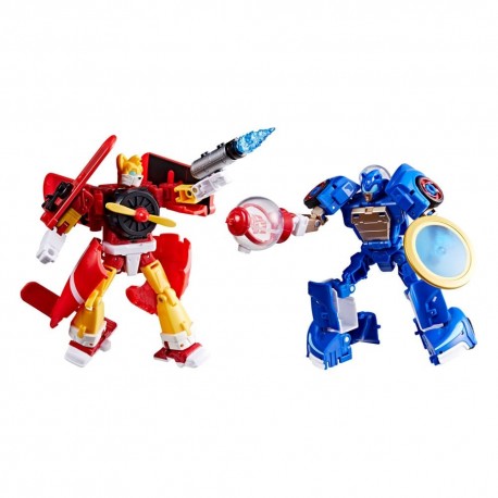 Figurines Sonic x Transformers Wingtail et Blue Booster.