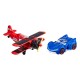Figurines Sonic x Transformers Wingtail et Blue Booster.