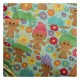 Bolsa de lona Trolls cores arco-íris com charm de flor