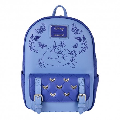 Mochila azul Disney Loungefly Bisonho bordada