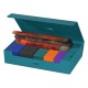 Caja Ultimate Guard Omnihive 1000+ azul abierta.