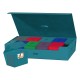 Caja Ultimate Guard Omnihive 1000+ azul abierta.