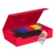 Caja de almacenamiento Ultimate Guard Omnihive 1000+ XenoSkin Roja.