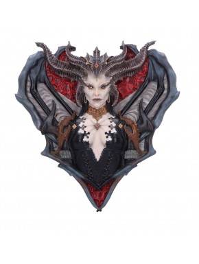 Decoración mural de Lilith de Diablo IV en poliresina