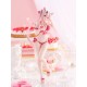 Estatua Chou Cinnamon 30 cm en bikini rosa