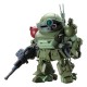 Modelo Armored Trooper Votoms D-Style Scopedog Turbo Custom 11 cm