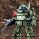 Maqueta de Scopedog Turbo Custom de Armored Trooper Votoms 11 cm