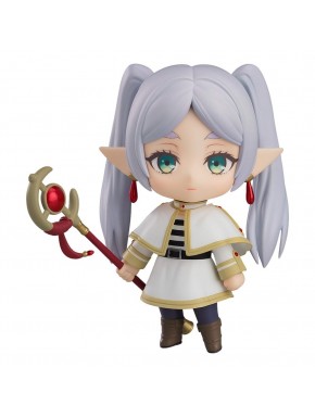 Figura Nendoroid de Frieren con bastón y libro.