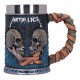 Chope Metallica Sad But True avec crânes et logo