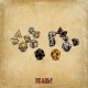 Pack de dados poliédricos RPG de Beadle & Grimm's en caja metálica