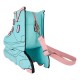 Bolsa transversal Skate Barbie azul e rosa da Loungefly