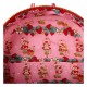 Mochila mini Tarta de Fresa en denim con detalles rosas de Loungefly
