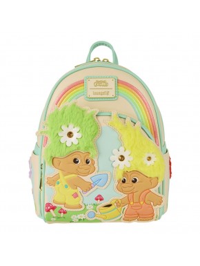 Mini mochila Trolls com design adorável e cores vibrantes