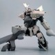 Mod&egrave;le robot Delphine de Broken Blade en gris avec grande &eacute;p&eacute;e.